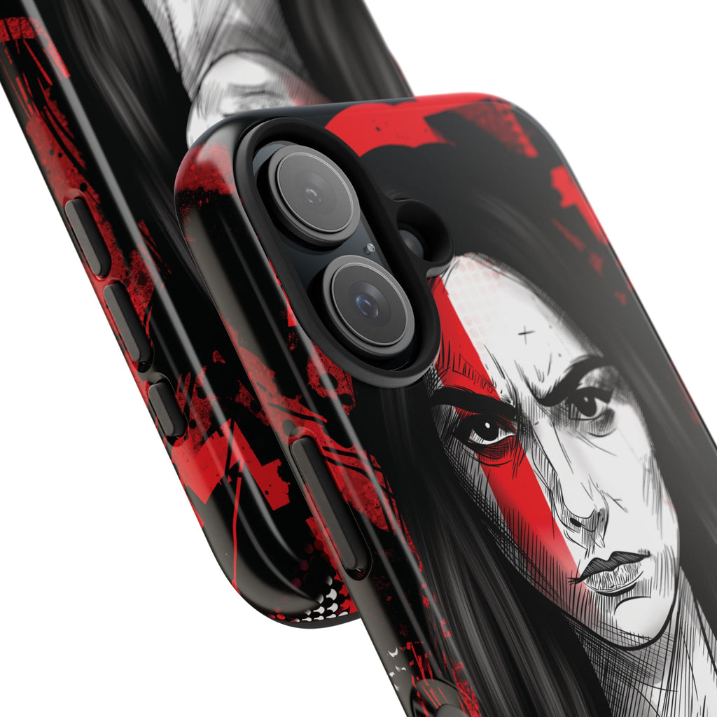 The Crimson Oath — Yield Cult Tough Phone Case | Dark Symbolic Black Protective Cover