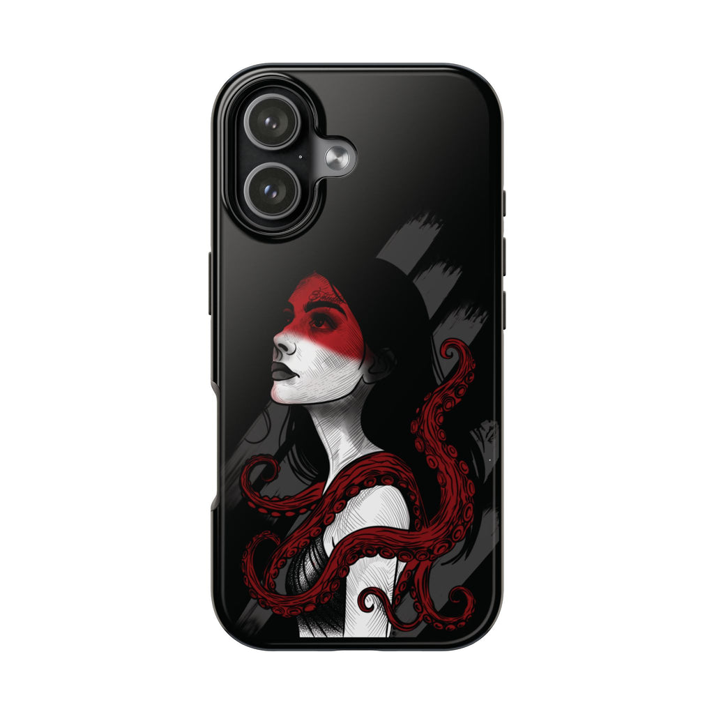 Heretic Bloom — Yield Cult Tough Phone Case | Red & Black Art Edition