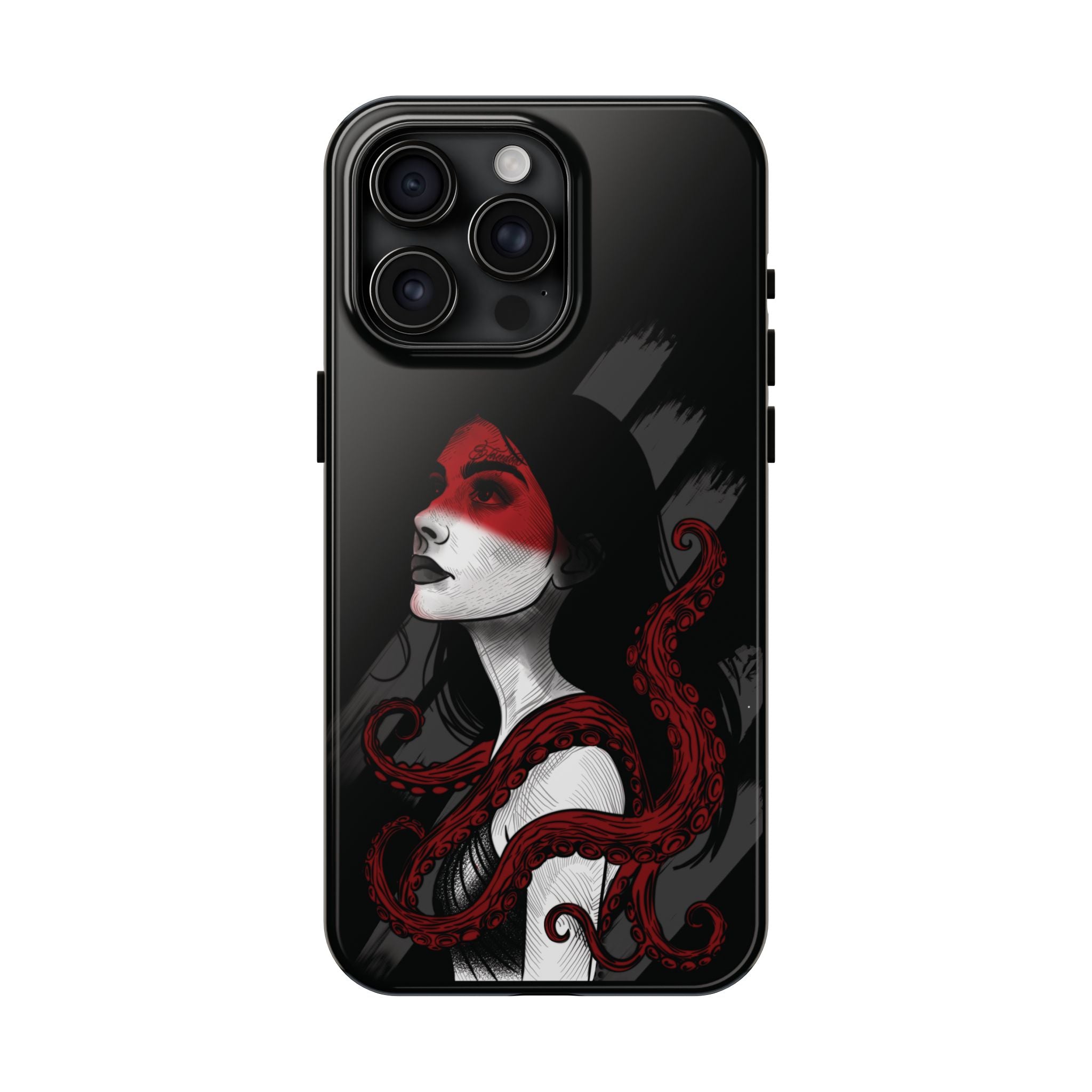 Heretic Bloom — Yield Cult Tough Phone Case | Red & Black Art Edition
