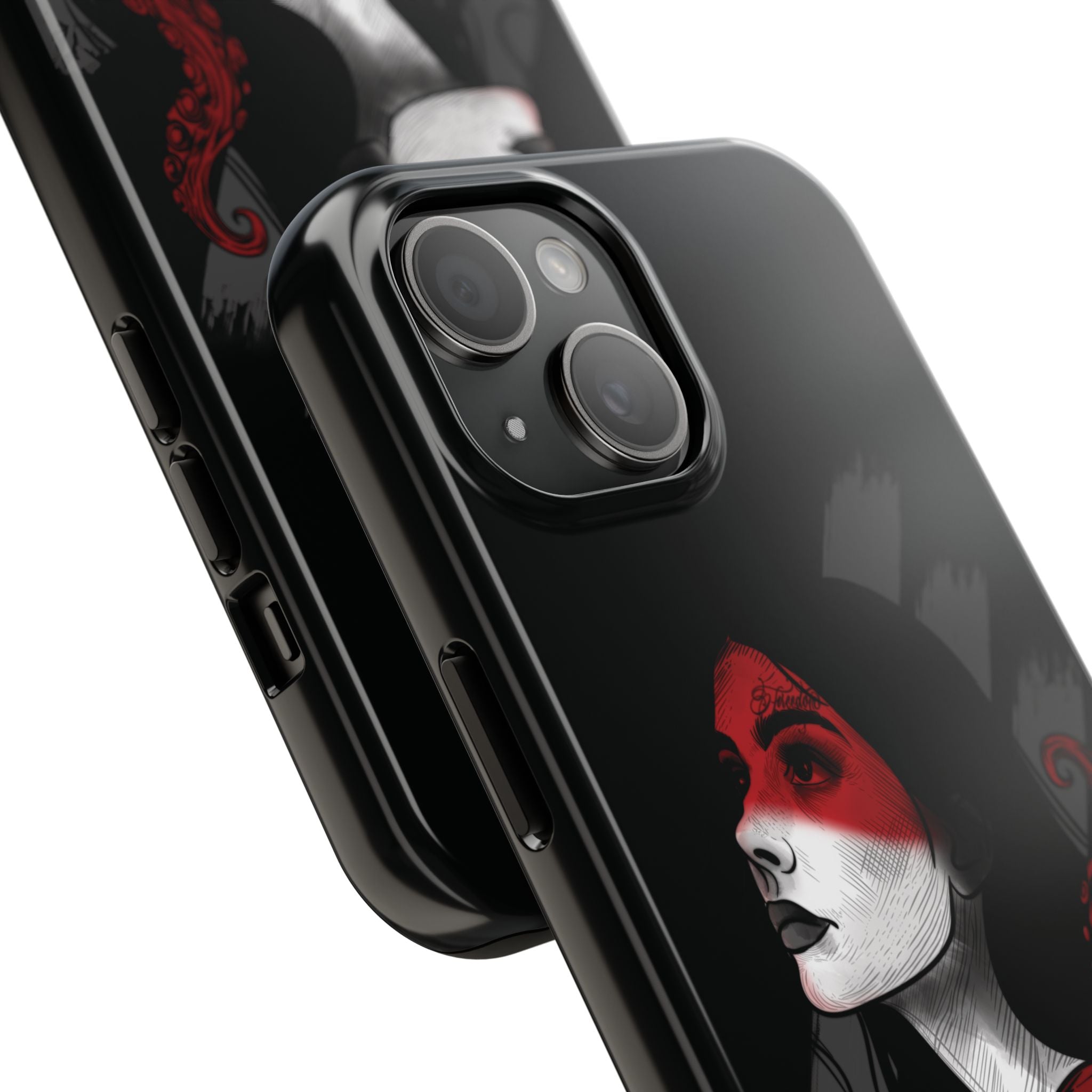 Heretic Bloom — Yield Cult Tough Phone Case | Red & Black Art Edition