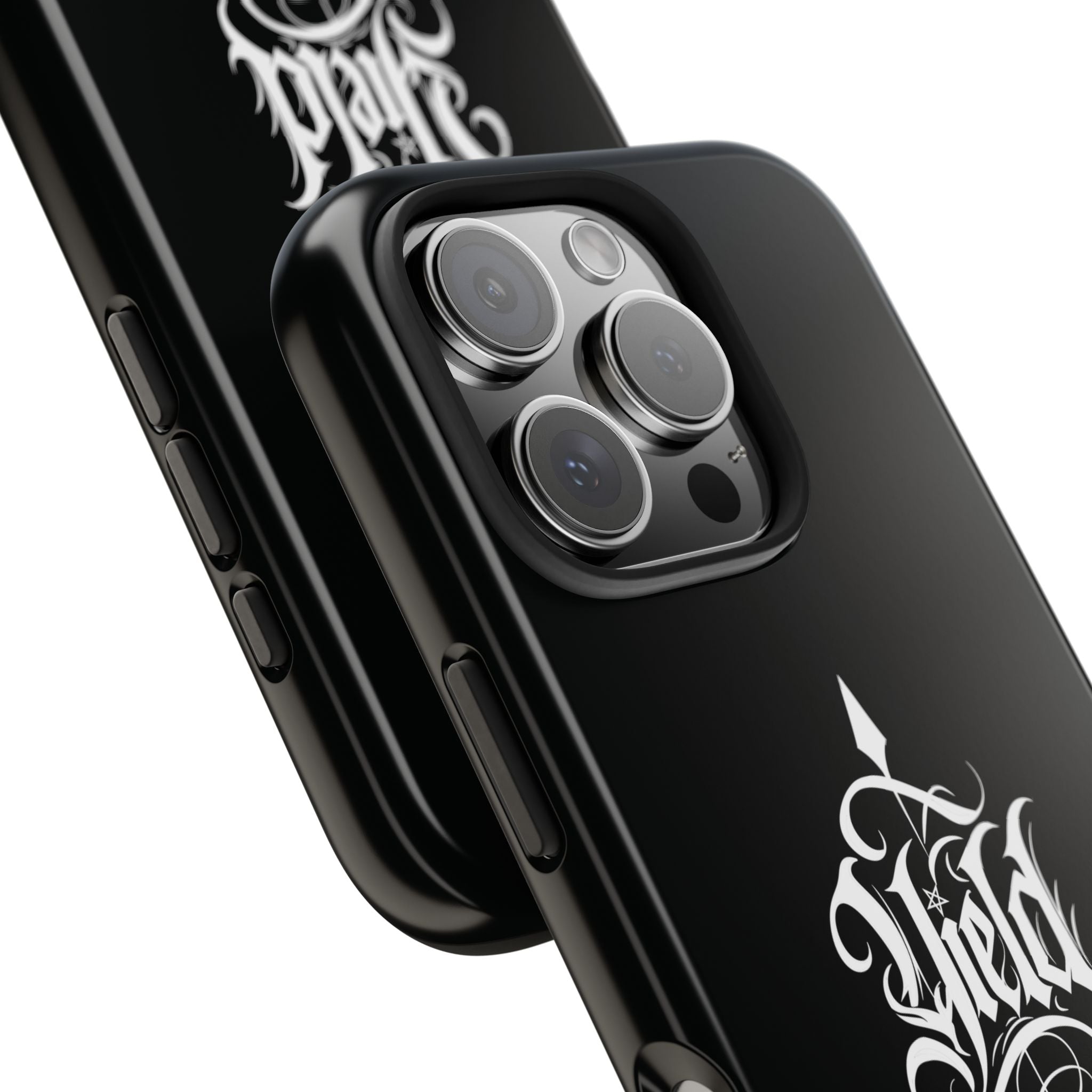 Yield Cult Emblem Tough Phone Case — Black Minimal Armor for the Chosen