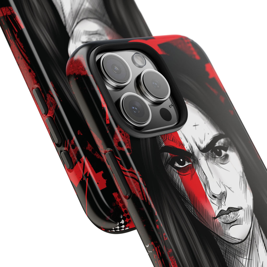 The Crimson Oath — Yield Cult Tough Phone Case | Dark Symbolic Black Protective Cover