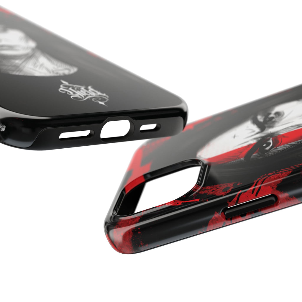 The Crimson Oath — Yield Cult Tough Phone Case | Dark Symbolic Black Protective Cover