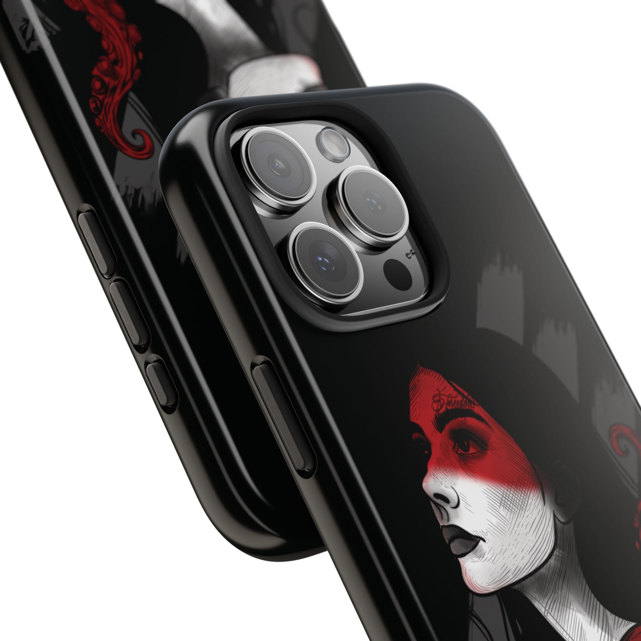 Heretic Bloom — Yield Cult Tough Phone Case | Red & Black Art Edition