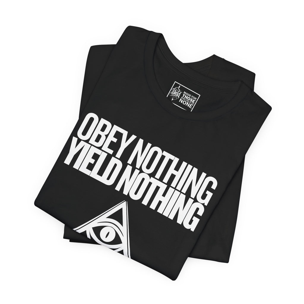 Yield nothing – Unisex Black