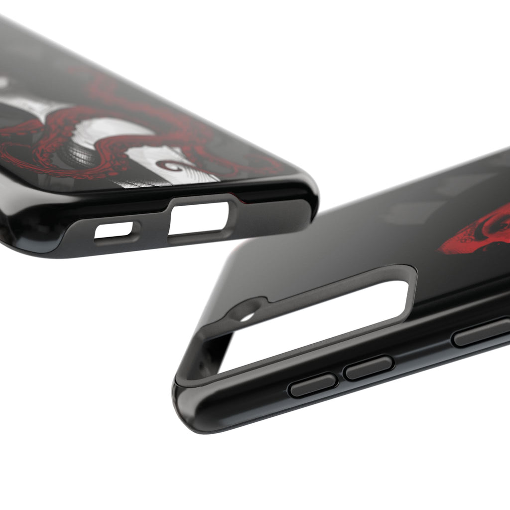 Heretic Bloom — Yield Cult Tough Phone Case | Red & Black Art Edition