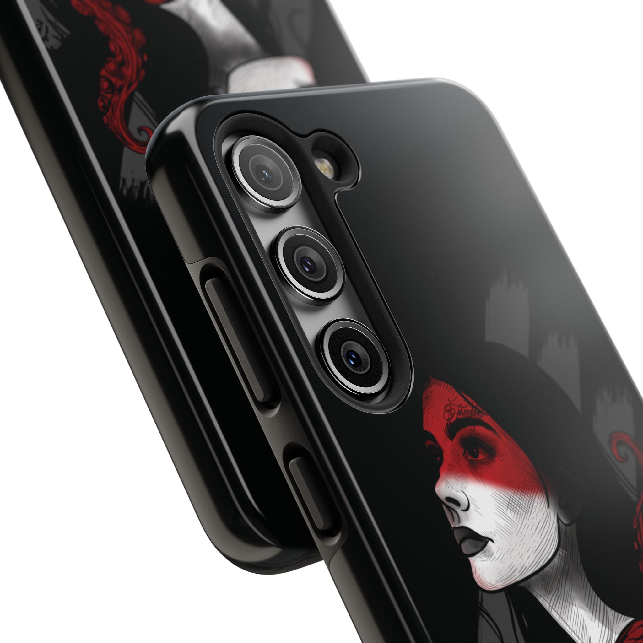 Heretic Bloom — Yield Cult Tough Phone Case | Red & Black Art Edition