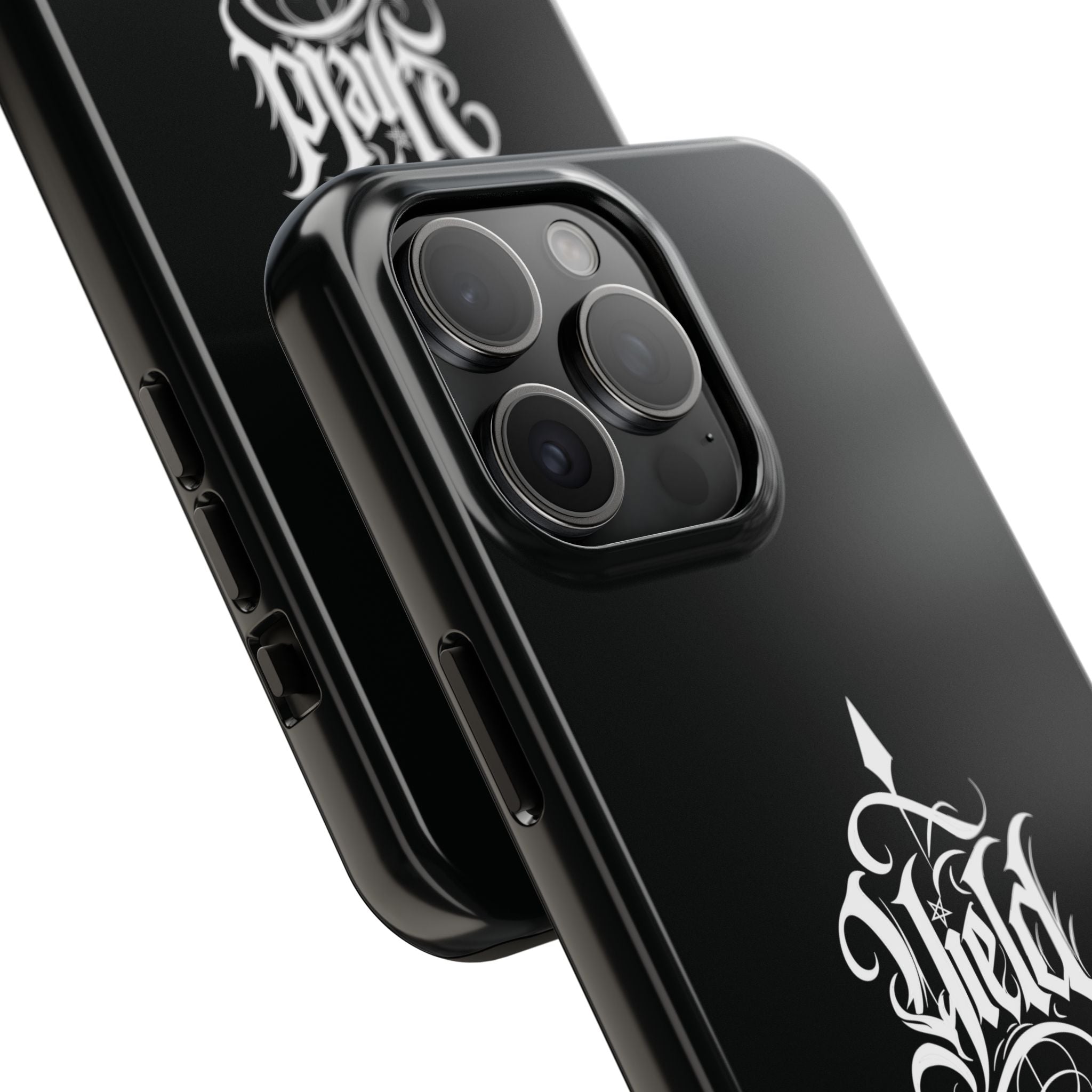 Yield Cult Emblem Tough Phone Case — Black Minimal Armor for the Chosen
