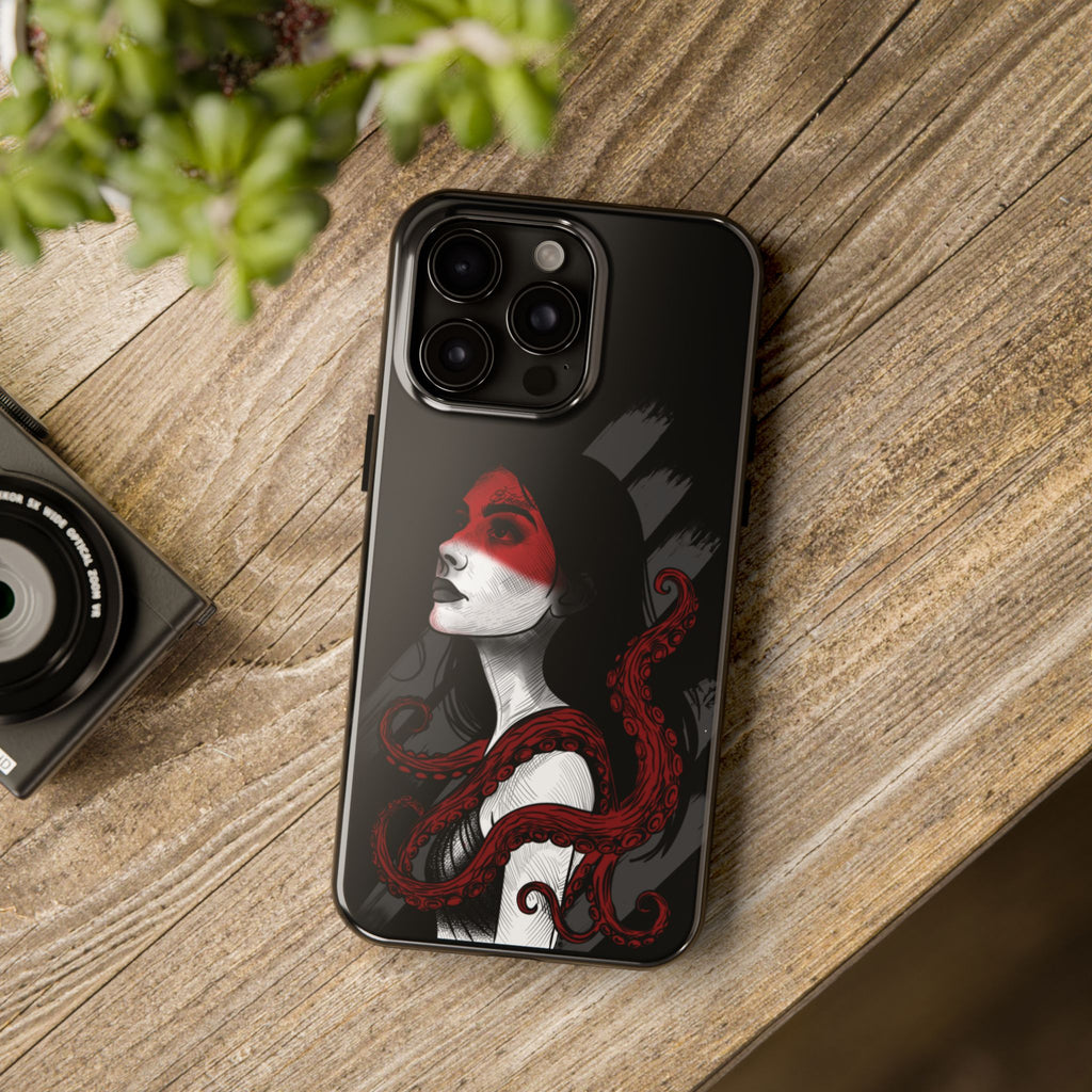 Heretic Bloom — Yield Cult Tough Phone Case | Red & Black Art Edition