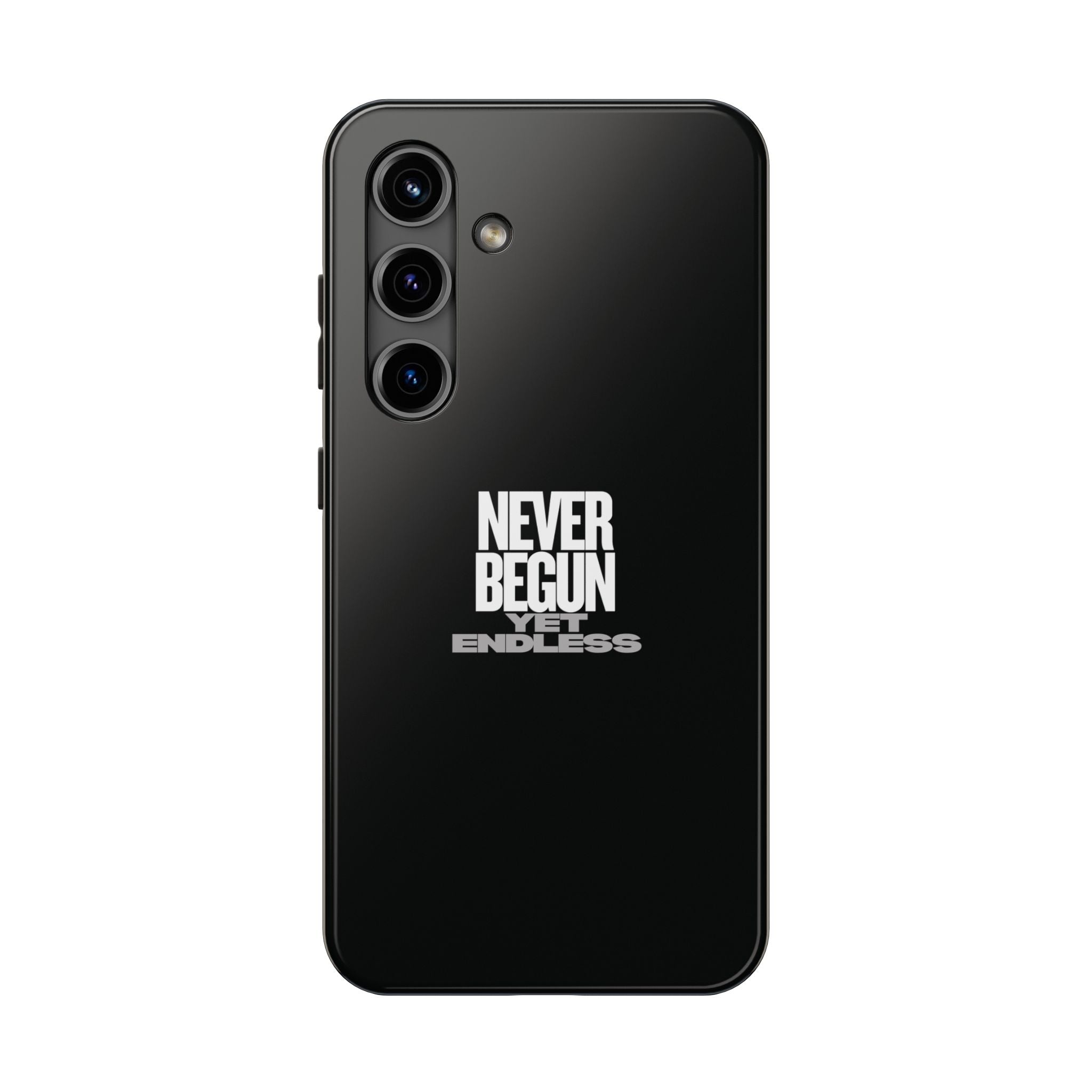 Never Begun, Yet Endless — Yield Cult Tough Phone Case | Black Minimal Protective Cover